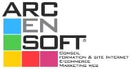 arcensoft logo texte small fond blanc